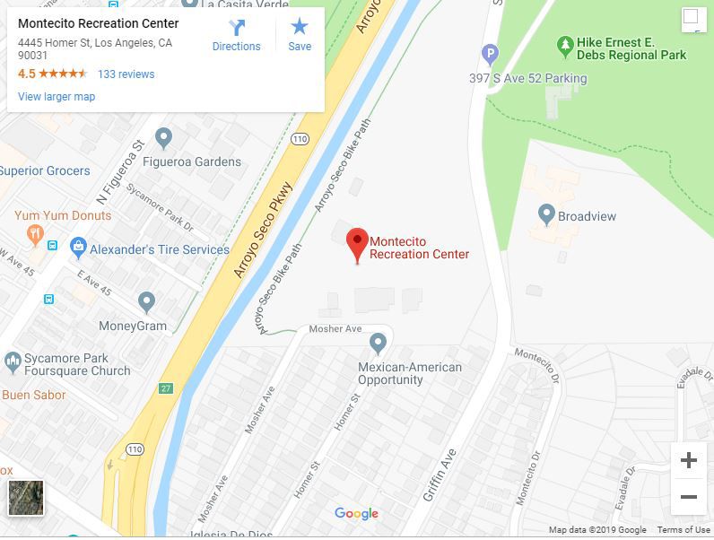 Map of Montecito Heights Recreation Center